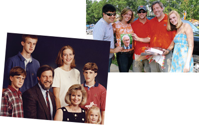 Dr. Karl Kirkland inspired his daughter Kristen and his son Kale to pursue psychology. During their graduate school years, the two presented him with an autographed book by Albert Bandura at the annual Auburn University-Mississippi State football game.