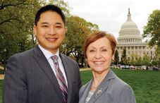 Dr. Edwin Tan worked in the office of Rep. Michael Honda, and Dr. Jacquelyn White worked for Rep. Diana DeGette 