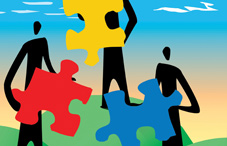 Many graduate students are both mentees and mentors. (credit: © Chad Shaffer/ImageZoo/Corbis)