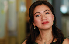 Gayle Young works to make sure employees work and play well together at Wikimedia. (credit: Matthew Roth)