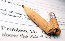 People who are nervous about math tests may improve their scores by writing about their anxious thoughts before the test, according to a study at the University of Chicago.