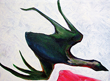 Kristin C. Lindquist, a doctoral student at the Adler School of Professional Psychology, painted 