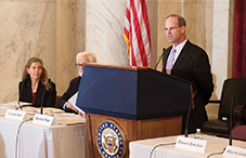 APA Executive Director for Science Dr. Steven Breckler unveiled the new standards on Capitol Hill (credit: John Harrington)