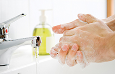Hospital workers wash their hands less frequently toward the end of their shifts.