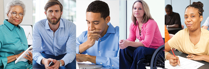 The greatest majority of students with disabilities have psychological disabilities such as depression, anxiety, eating disorders and phobias.