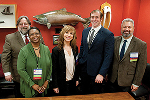 Members of the Alaska Psychological Association with staff for Sen. Lisa Murkowski (R–Alaska).