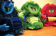 These Dragonbots are being used for a collaborative project with the Yale Parenting Center. The social robots interact with children to help them better learn how to handle real-world problems. After learning three key steps from a trained professional, the child transitions roles and teaches the robot the steps. (Photos courtesy of the Yale Parenting Center)