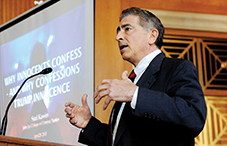 “ Once a confession works its way into evidence, there are no safety nets,” said Dr. Saul Kassin at an APA-sponsored briefing. (credit: Lloyd Wolf)