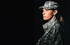 Women in the military are at no greater risk than men for developing post-traumatic stress disorder (PSTD)