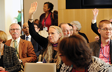 Participants heard tips on how to share their scientific findings with policymakers, the media, the public and other audiences. 