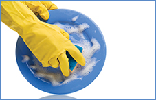 If done mindfully, washing dishes can decrease stress