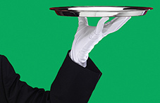 Whether you order a dessert or drink may be influenced by how much your server weighs