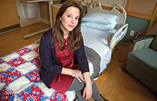 Kristen Dillon serves on an integrated-care team that provides veterans in hospice with a respectful, holistic and peaceful end of life. (Photo: Evan Richman)