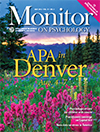May 2016 Monitor on Psychology