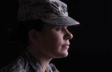 Veteran with subclinical post-traumatic stress disorder