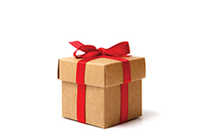Gratitude in response to a gift or favor