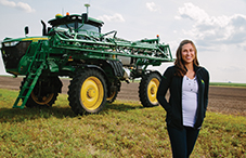 Human factors psychologist Margaux Ascherl optimizes technology to make farming more efficient 