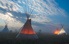 While tepees are mostly used for ceremonial purposes today, they remain a strong cultural symbol among many tribes.