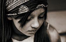 Children of war refugees may suffer from the effects of their parents’ trauma.