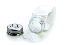 Spilled salt