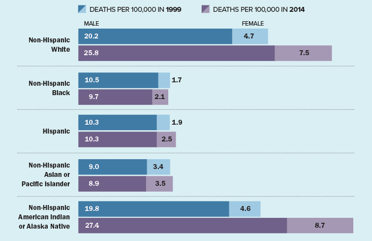 Suicide Rates by Race and Ethnicity
