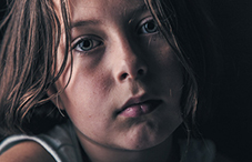 Abused child