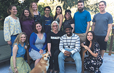 Dr. Christine Dunkel Schetter (in black “Equality” T-shirt) and her team.
