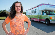 Dr. Angela Scarpa transformed a 29-foot Winnebago Spirit RV into a traveling treatment facility for children with autism and their families in rural southwestern Virginia.