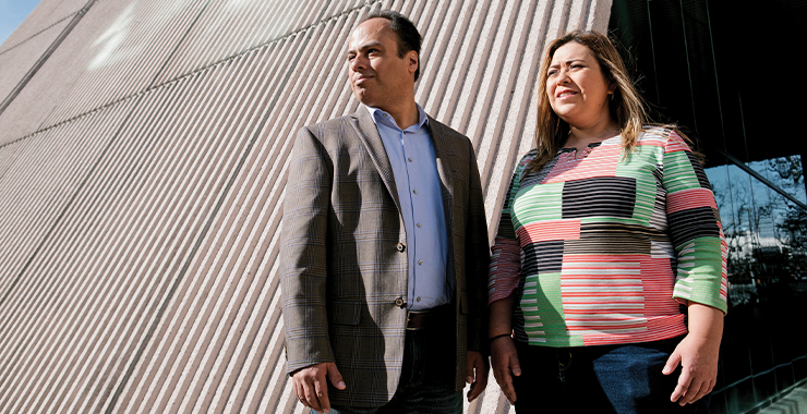 Dr. Antonio Valdivia, a professor at Tecnológico de Monterrey in Mexico, and his wife, Rubria Rocha de Luna