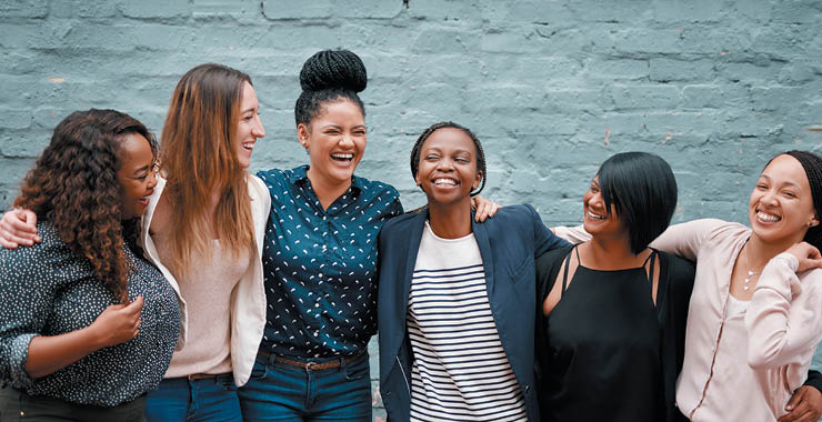 Monitor on Psychology: June; diverse group of young woman