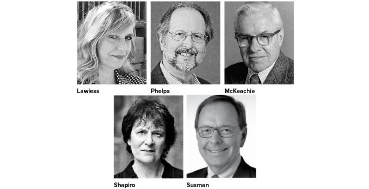 Headshots of award and recognition winners