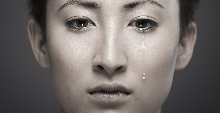 Crying woman