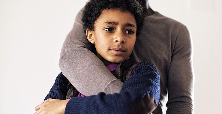 Parent recognizing anxiety in a child.