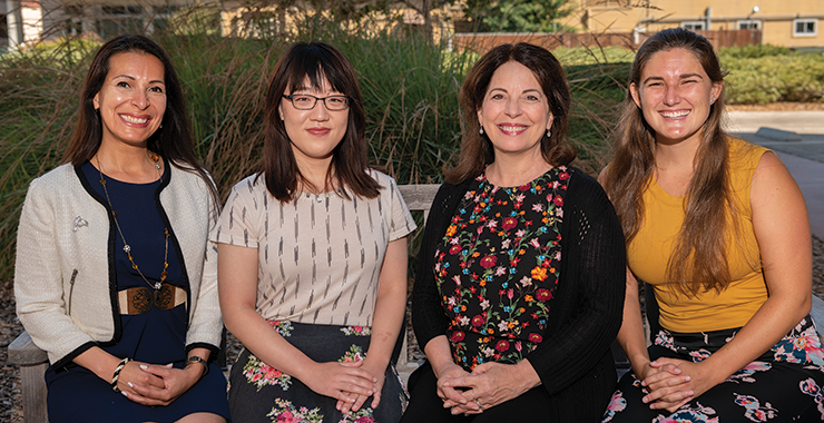 Formal picture of Dr. Nancy Collins and her Close Relationships Lab team