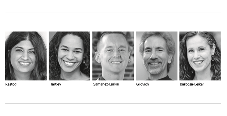 Headshots of this month's people in the news