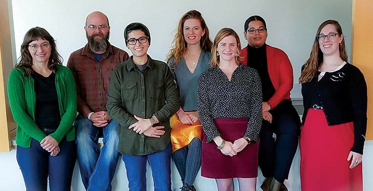 Dr. Amanda Carrico with members of her CU Boulder lab