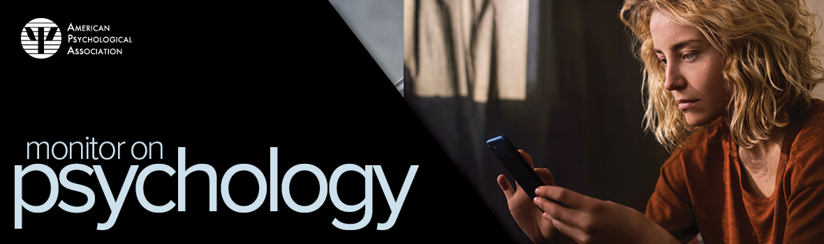 July 2020 American Psychological Association Monitor on Psychology
