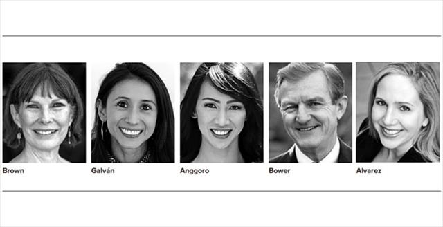 Headshots of people in the news