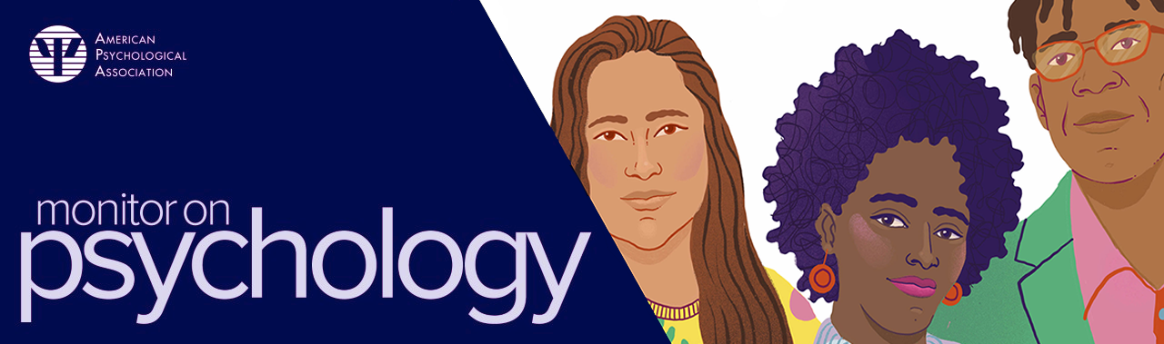 November/December Monitor on Psychology hero image showing three multicultural individuals