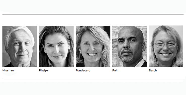 Headshots of this month's highlighted people