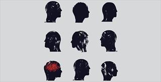 graphic representation of heads with different thought patterns