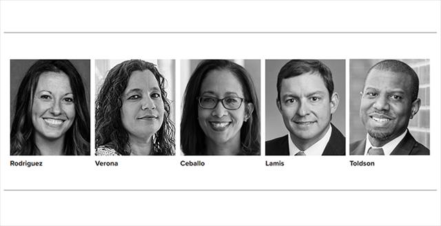 headshots of people highlighted