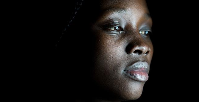close up of the face of a Black woman