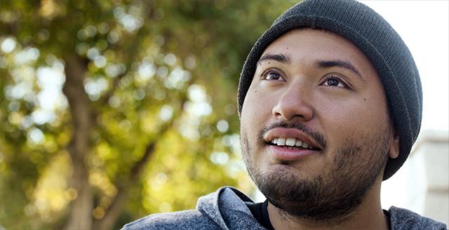 young man wearing a hat