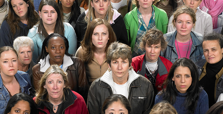 group of women of various ethic backgrounds and ages