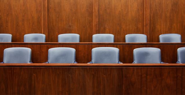empty jury box