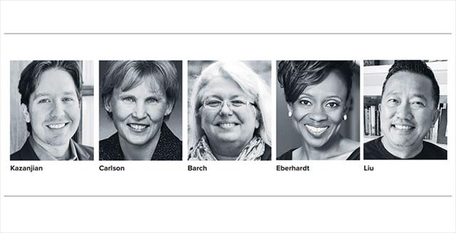 headshots of the five psychologists highlighted in article