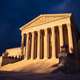 Front of the Supreme Court building