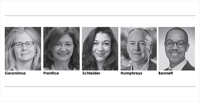 headshots of psychologists highlighted in this month's column