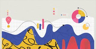 colorful graphic representing charts and graphs